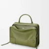 Bolso Amazona 180 grande en piel de avestruz Bolso Amazona 180 grande en piel de avestruz
