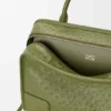 Bolso Amazona 180 grande en piel de avestruz Bolso Amazona 180 grande en piel de avestruz