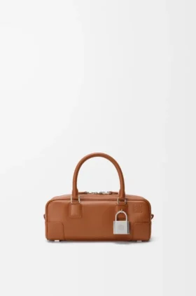 Bolso Amazona 23 Cropped en piel de becerro brillante