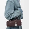 Bolso Amazona 23 Cropped en piel de becerro brillante Bolso Amazona 23 Cropped en piel de becerro brillante