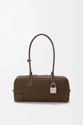 Bolso Amazona 31 Cropped en nubuck granulado