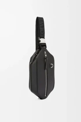 Bolso bandolera convertible en piel de becerro clásica