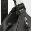 Bolso bandolera convertible en piel de becerro clásica Bolso bandolera convertible en piel de becerro clásica