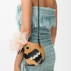 Bolso «Bird» de palma de iraca y piel de becerro Bolso «Bird» de palma de iraca y piel de becerro