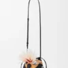 Bolso «Bird» de palma de iraca y piel de becerro Bolso «Bird» de palma de iraca y piel de becerro