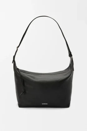 Bolso cruzado Cubi en piel de becerro granulada y flexible