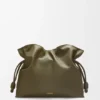 Bolso de mano Flamenco grande en piel de becerro napa Bolso de mano Flamenco grande en piel de becerro napa