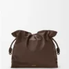 Bolso de mano Flamenco grande en piel de becerro napa Bolso de mano Flamenco grande en piel de becerro napa