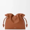 Bolso de mano Flamenco grande en piel de becerro napa Bolso de mano Flamenco grande en piel de becerro napa