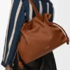 Bolso de mano Flamenco grande en piel de becerro napa Bolso de mano Flamenco grande en piel de becerro napa