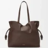 Bolso de mano Flamenco grande en piel de becerro napa Bolso de mano Flamenco grande en piel de becerro napa