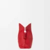 Bolso de mano Flamenco mediano con detalle en espiral, en piel de becerro napa Bolso de mano Flamenco mediano con detalle en espiral, en piel de becerro napa