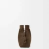 Bolso de mano Flamenco mediano en nubuck granulado Bolso de mano Flamenco mediano en nubuck granulado