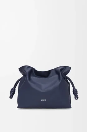 Bolso de mano Flamenco mediano en piel de becerro napa