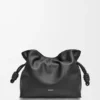 Bolso de mano Flamenco mediano en piel de becerro napa Bolso de mano Flamenco mediano en piel de becerro napa