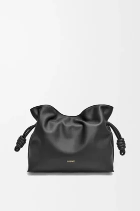 Bolso de mano Flamenco mediano en piel de becerro napa