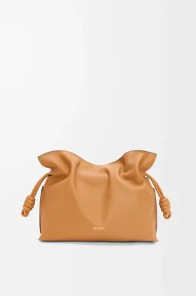 Bolso de mano Flamenco mediano en piel de becerro napa