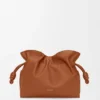 Bolso de mano Flamenco mediano en piel de becerro napa