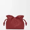 Bolso de mano Flamenco mediano en piel de becerro napa Bolso de mano Flamenco mediano en piel de becerro napa