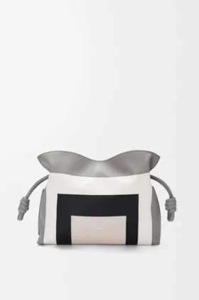 Bolso de mano Flamenco mediano en piel de becerro napa