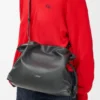 Bolso de mano Flamenco mediano en piel de becerro napa Bolso de mano Flamenco mediano en piel de becerro napa