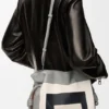 Bolso de mano Flamenco mediano en piel de becerro napa