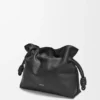 Bolso de mano Flamenco mediano en piel de becerro napa Bolso de mano Flamenco mediano en piel de becerro napa