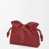 Bolso de mano Flamenco mediano en piel de becerro napa Bolso de mano Flamenco mediano en piel de becerro napa
