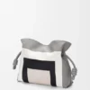 Bolso de mano Flamenco mediano en piel de becerro napa