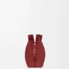 Bolso de mano Flamenco mediano en piel de becerro napa Bolso de mano Flamenco mediano en piel de becerro napa