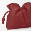 Bolso de mano Flamenco mediano en piel de becerro napa Bolso de mano Flamenco mediano en piel de becerro napa