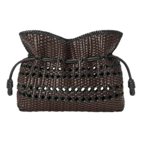 Bolso de mano Flamenco mediano «Negro-marrón» a411Fc1Xdn-1103