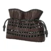Bolso de mano Flamenco mediano «Negro-marrón» a411Fc1Xdn-1103 Bolso de mano Flamenco mediano «Negro-marrón» a411Fc1Xdn-1103