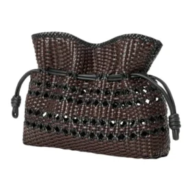 Bolso de mano Flamenco mediano «Negro-marrón» a411Fc1Xdn-1103