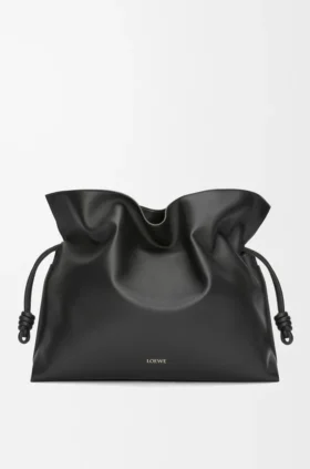 Bolso de mano Flamenco XL en piel de becerro napa