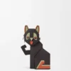 Bolso de mano «Futurist Cat» en piel de becerro clásica Bolso de mano «Futurist Cat» en piel de becerro clásica
