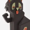 Bolso de mano «Futurist Cat» en piel de becerro clásica Bolso de mano «Futurist Cat» en piel de becerro clásica