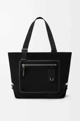 Bolso Flex con cremallera en lona y gamuza