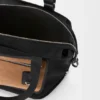 Bolso Flex con cremallera en lona y gamuza Bolso Flex con cremallera en lona y gamuza