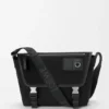 Bolso Flex Messenger mediano en lona y gamuza Bolso Flex Messenger mediano en lona y gamuza
