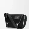 Bolso Flex Messenger mediano en lona y gamuza Bolso Flex Messenger mediano en lona y gamuza