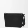Bolso Flex Messenger mediano en lona y gamuza Bolso Flex Messenger mediano en lona y gamuza