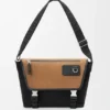 Bolso Flex Messenger mediano en lona y gamuza Bolso Flex Messenger mediano en lona y gamuza