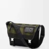 Bolso Flex Messenger mediano en lona y gamuza cepillada Bolso Flex Messenger mediano en lona y gamuza cepillada