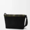 Bolso Flex Messenger mediano en lona y gamuza cepillada Bolso Flex Messenger mediano en lona y gamuza cepillada