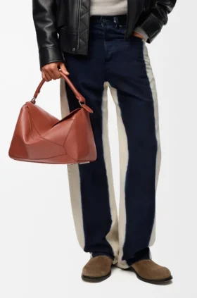 Bolso grande «Featherlight Puzzle» en piel de cordero napa