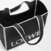 Bolso grande Loewe Font Tote de rafia