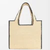 Bolso grande Loewe Font Tote de rafia