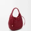 Bolso hobo «Diamond» de piel de becerro