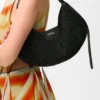 Bolso loewe Swing mediano de rafia y piel de becerro Bolso loewe Swing mediano de rafia y piel de becerro
